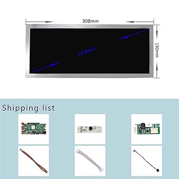 VSDISPLAY 12.3インチ モニター ① Amazon.co.jp: VSDISPLAY 12.3インチ モニター 1920x720解像度